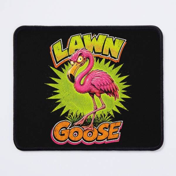 Item preview, Lawn Goose Flamingo Lowbrow Retro Gag Graphic designed and sold by Victor Shadehorn.