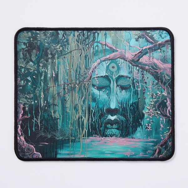 Item preview, Ancient Forest Spirit – Mystical Willow Tree Face Art designed and sold by Strange-Nucleus.