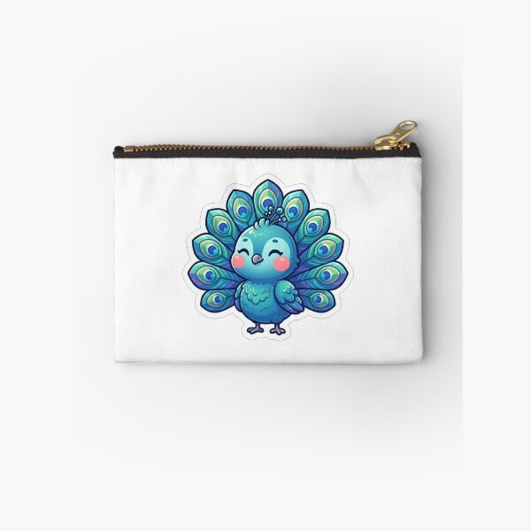 Item preview, Cute Little Blue Peacock Bird Illustration designed and sold by Owcomm.