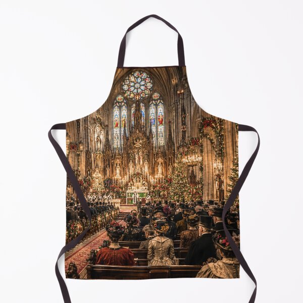 Item preview, Christmas Midnight Mass | Historic Cathedral Christmas | Holiday Puzzle & Sacred Christmas Wall Art designed and sold by Edenglow Prints & Peculiars.