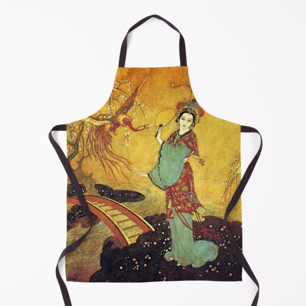 Item preview, Phoenix by Edmund Dulac - Chinese Phoenix Art Nouveau Garden Print for Vintage Decor Lovers designed and sold by RickE.
