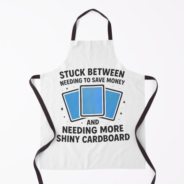 Item preview, Saving Money vs Shiny Cardboard Funny TCG Collector designed and sold by Rachel's Randoms.