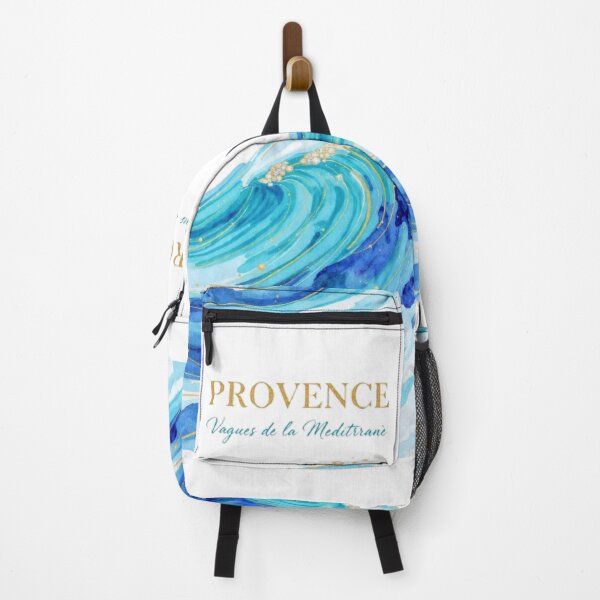 Item preview, Provence Waves of the Mediterranean - Luxury Blue Gold Watercolor designed and sold by Natalia-Vlad.