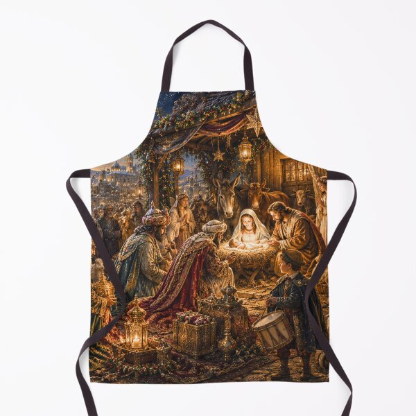 Item preview, The Nativity of Christ | Holy Night Christmas Nativity | Sacred Christmas Puzzle & Wall Art designed and sold by Edenglow Prints & Peculiars.