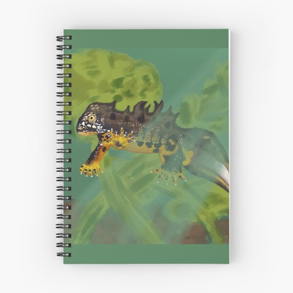 Item preview, Great crested newt designed and sold by Swirling_UniverseShop.