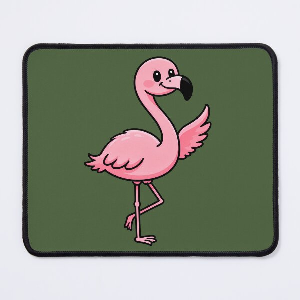 Item preview, Goofy Flamingo, Silly Bird Illustration, Gift for Flamingo Fans designed and sold by WrenAndWhimsy.
