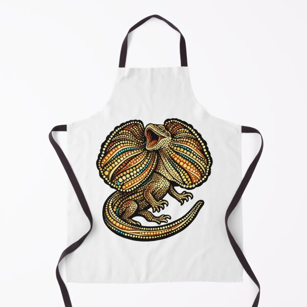 Item preview, Frilled-Neck Lizard – Indigenous-Inspired Australian Wildlife Art designed and sold by Indigenous-Aus.