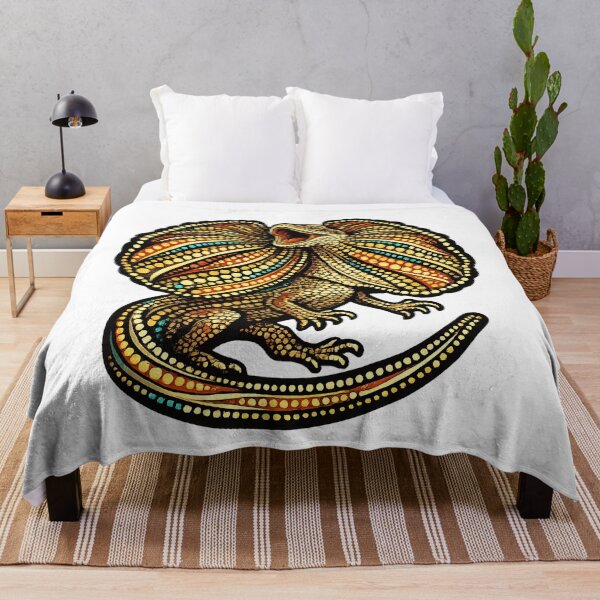 Item preview, Frilled-Neck Lizard – Indigenous-Inspired Australian Wildlife Art designed and sold by Indigenous-Aus.