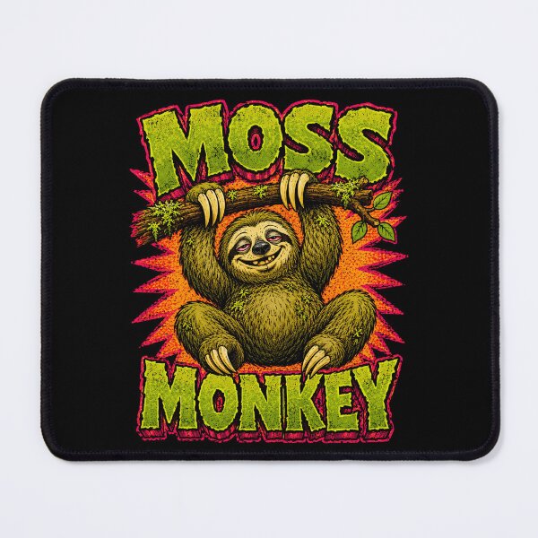 Item preview, Moss Monkey Stoner Sloth Slacker designed and sold by Victor Shadehorn.