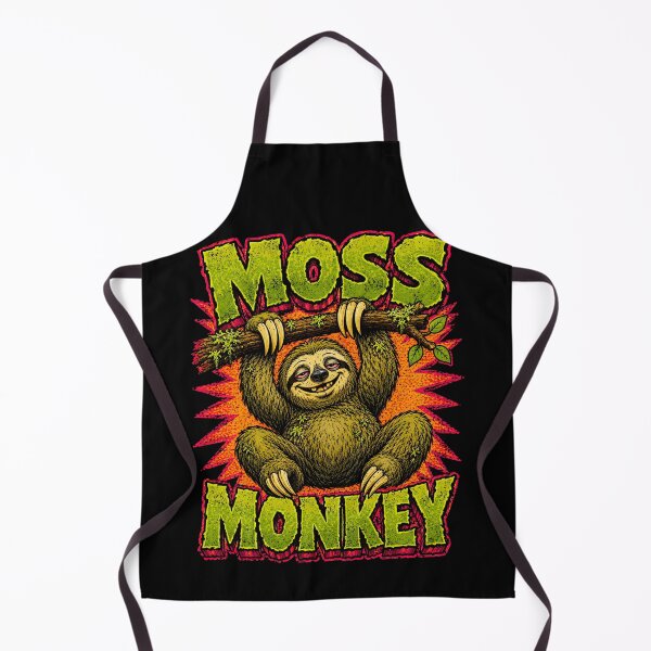 Item preview, Moss Monkey Stoner Sloth Slacker designed and sold by Victor Shadehorn.