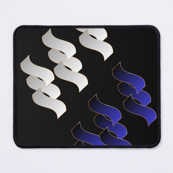 Item preview, Sapphire Passage – Sapphire Blue, Silver and Gold Geometric Abstract designed and sold by Dee Tirang.