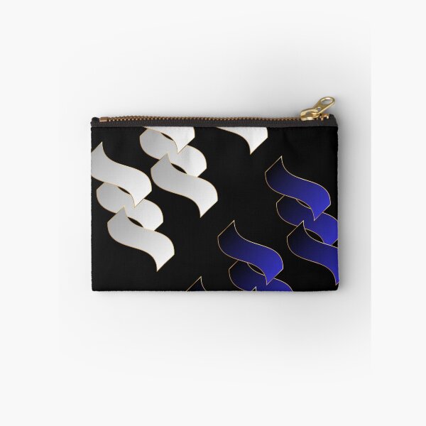Item preview, Sapphire Passage – Sapphire Blue, Silver and Gold Geometric Abstract designed and sold by Dee Tirang.