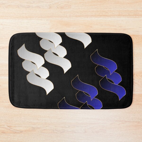 Item preview, Sapphire Passage – Sapphire Blue, Silver and Gold Geometric Abstract designed and sold by Dee Tirang.