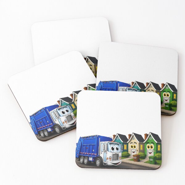 Item preview, Cartoon Garbage Truck designed and sold by Scott Hayes.