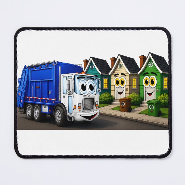 Item preview, Cartoon Garbage Truck designed and sold by Scott Hayes.