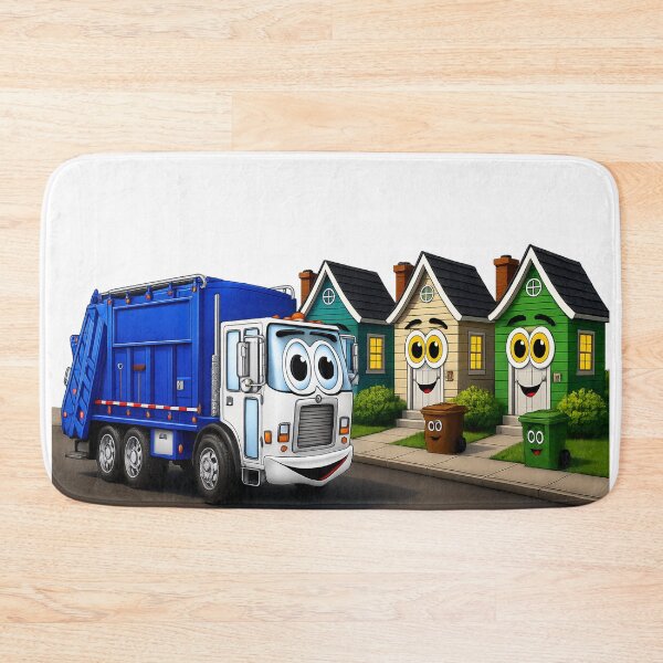 Item preview, Cartoon Garbage Truck designed and sold by Scott Hayes.