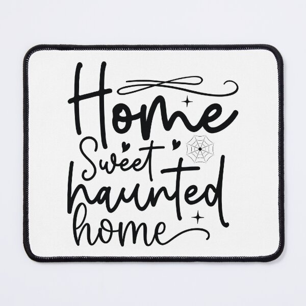 Item preview, Home Sweet Haunted Home - Retro Autumn Halloween Vibes Quotes Spooky USA Apparel designed and sold by FuzionRaptor.