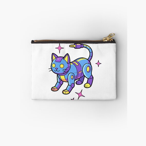 Item preview, Y2K Robot Cat – Futuristic Retro Cyber Kitty designed and sold by AnteesocialTees.
