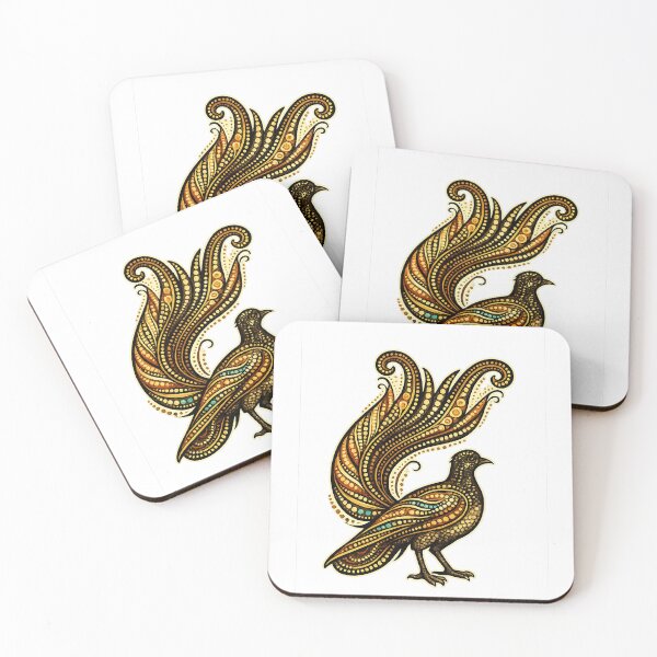 Item preview, Lyrebird – Indigenous-Inspired Australian Wildlife Art designed and sold by Indigenous-Aus.