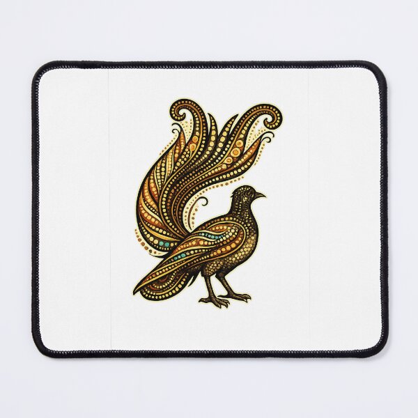 Item preview, Lyrebird – Indigenous-Inspired Australian Wildlife Art designed and sold by Indigenous-Aus.