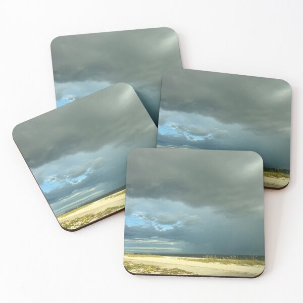 Item preview, Dramatic Cloudy Sky Over the Beach designed and sold by Pearls1.