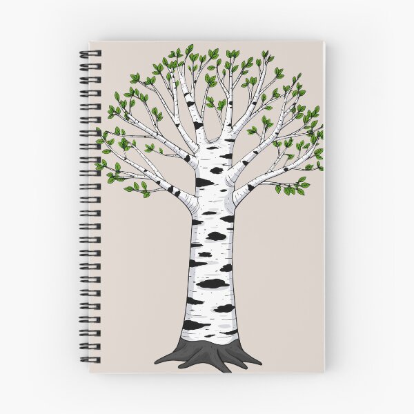 Item preview, Zebra Bark Beech, High-Contrast Tree designed and sold by WrenAndWhimsy.