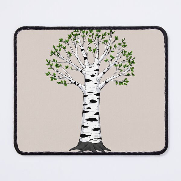 Item preview, Zebra Bark Beech, High-Contrast Tree designed and sold by WrenAndWhimsy.