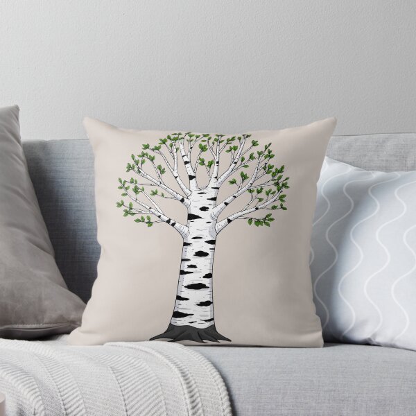 Item preview, Zebra Bark Beech, High-Contrast Tree designed and sold by WrenAndWhimsy.
