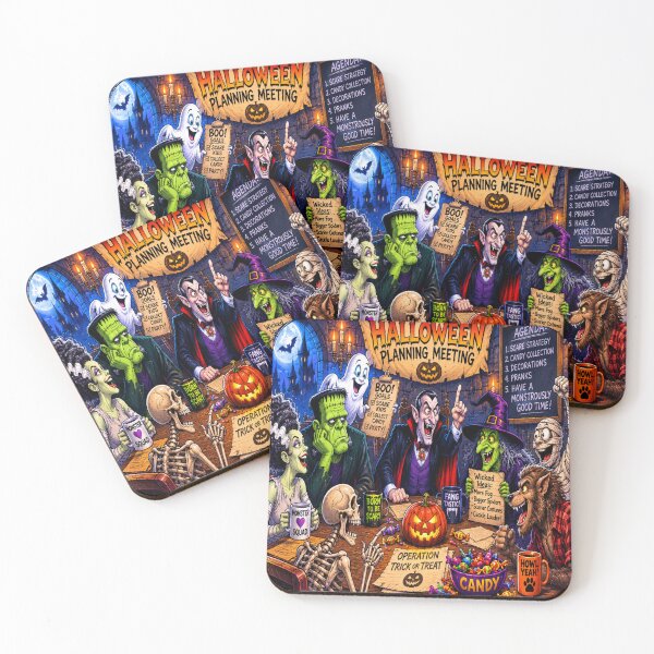 Item preview, Monster Halloween Planning Meeting designed and sold by DazzleKitty.