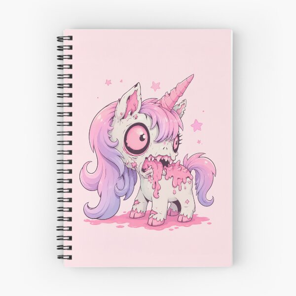 Item preview, Zombie Unicorn – Creepy Cute Pastel Illustration designed and sold by Strange-Nucleus.