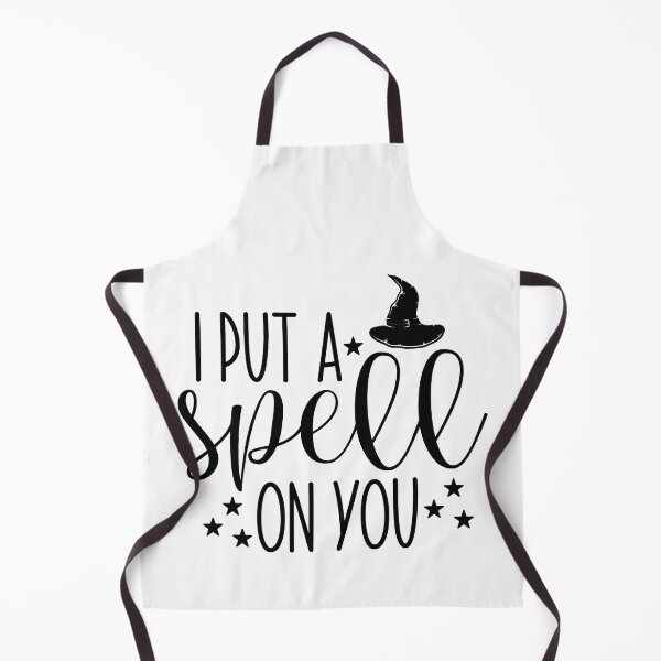 Item preview, I Put A Spell On You - Retro Autumn Halloween Vibes Quotes Spooky USA Season Apparel Art designed and sold by FuzionRaptor.
