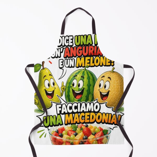 Item preview, Funny Fruit Salad – Pear, Watermelon & Melon Cartoon Joke designed and sold by RipantinaFantasy .