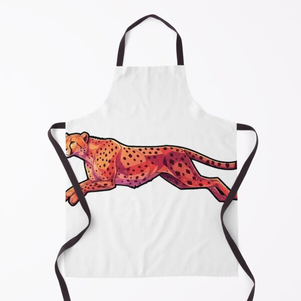 Item preview, Savanna Sunset Cheetah – Geometric Low-Poly Wildlife Design designed and sold by Cosmic Critters Decals.