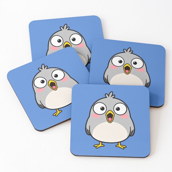 Item preview, The Horrors Are Unending, Shocked Bird Reaction Art designed and sold by WrenAndWhimsy.