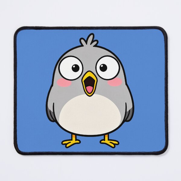 Item preview, The Horrors Are Unending, Shocked Bird Reaction Art designed and sold by WrenAndWhimsy.