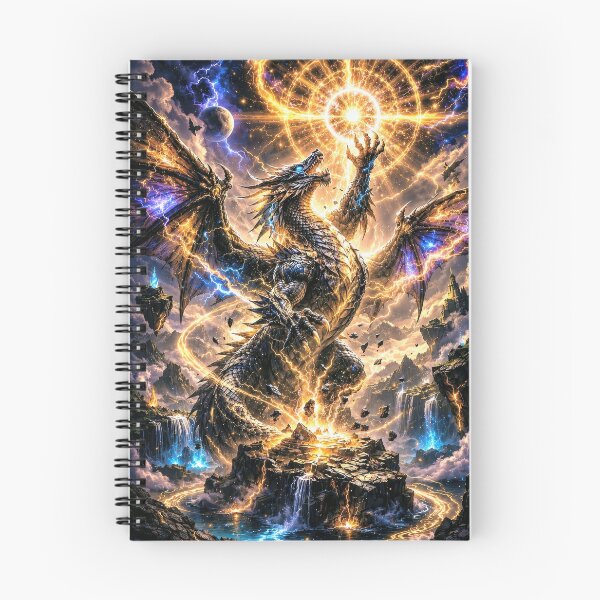 Item preview, Storm Lightning Dragon – Epic Celestial Fantasy Dragon Design designed and sold by DrakariArt.