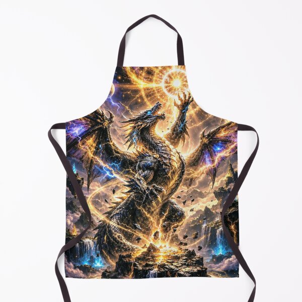 Item preview, Storm Lightning Dragon – Epic Celestial Fantasy Dragon Design designed and sold by DrakariArt.