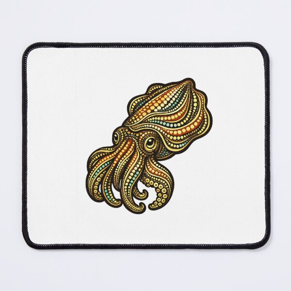 Item preview, Squid / Cuttlefish – Indigenous-Inspired Australian Wildlife Art designed and sold by Indigenous-Aus.