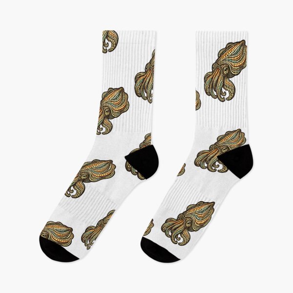 Item preview, Squid / Cuttlefish – Indigenous-Inspired Australian Wildlife Art designed and sold by Indigenous-Aus.