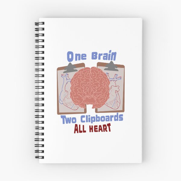 Item preview, One Brain two clipboards ~ SMG cardiology ~ custom designed and sold by Scrapbook_Wench.