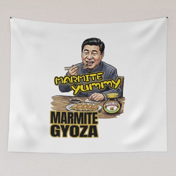 Item preview, xi jinping marmite gyoza -very yummy- designed and sold by LOVEARTDESIGN.