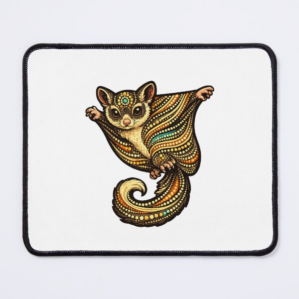 Item preview, Sugar Glider - Colourful Indigenous-Inspired Wildlife Art designed and sold by Indigenous-Aus.