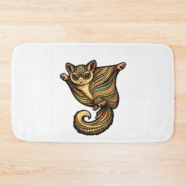 Item preview, Sugar Glider - Colourful Indigenous-Inspired Wildlife Art designed and sold by Indigenous-Aus.