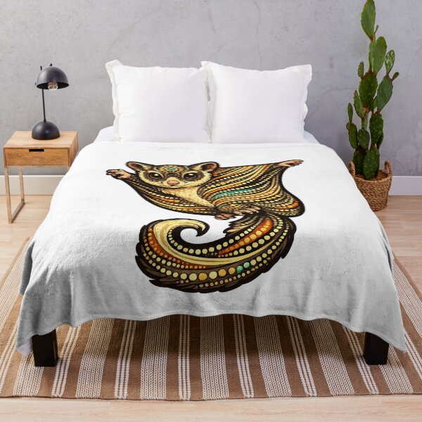 Item preview, Sugar Glider - Colourful Indigenous-Inspired Wildlife Art designed and sold by Indigenous-Aus.