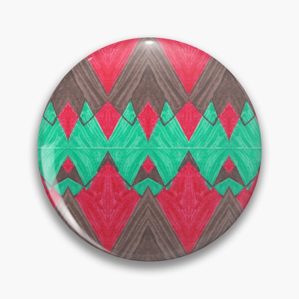 Item preview, Simple Architecture- Red, Brown, Green Geometric Artwork designed and sold by BelezaNua.