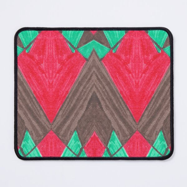 Item preview, Simple Architecture- Red, Brown, Green Geometric Artwork designed and sold by BelezaNua.