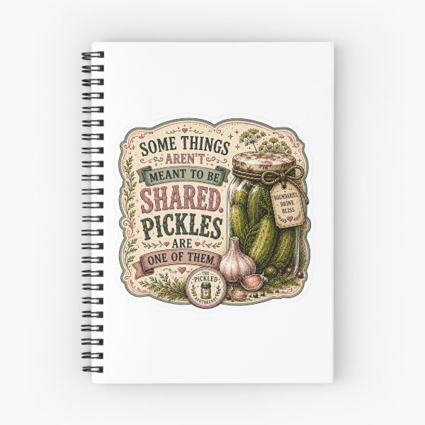 Item preview, Some Things Aren't Meant to be Shared. Pickles are One of Them!- Funny Vintage Pickle Sticker designed and sold by Imagine Ink Design Studio.