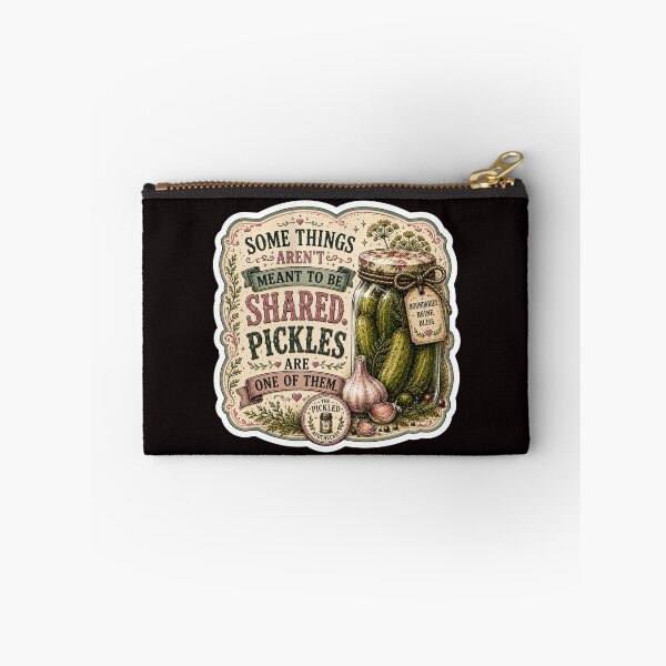 Item preview, Some Things Aren't Meant to be Shared. Pickles are One of Them!- Funny Vintage Pickle Sticker designed and sold by Imagine Ink Design Studio.