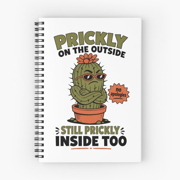 Item preview, Sassy Cactus No Apologies Attitude designed and sold by NullSpacePrints.