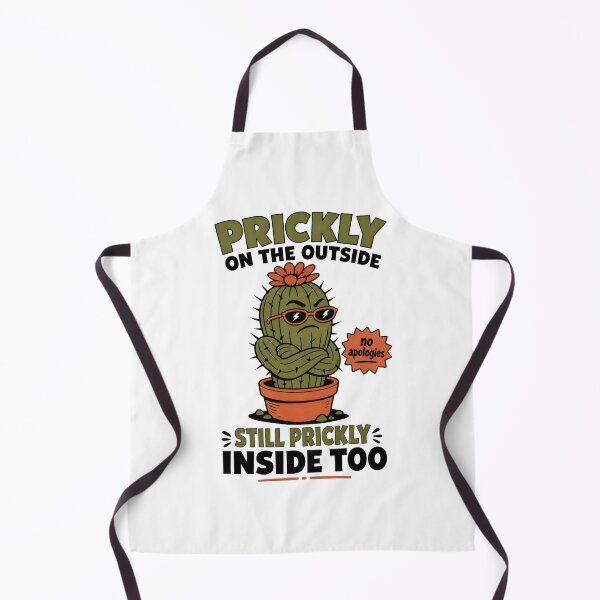 Item preview, Sassy Cactus No Apologies Attitude designed and sold by NullSpacePrints.